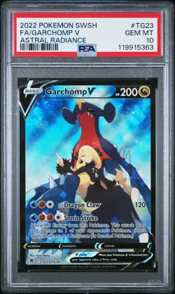 Pokemon Garchomp V Astral Radiance TG23/TG30 PSA 10 Gem Mint - Image 1