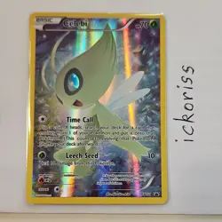 Pokemon TCG Celebi Promo Holo Basic Card XY111 XY Set HP70 2016 Card Stock - Image 1