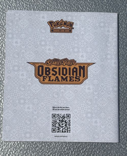 Pokemon TCG Obsidian Flames ETB Player’s Guide Booklet Scarlet & Violet - Image 2