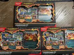 Pokemon TCG Charizard EX Special Collection Box - SEALED - LOT OF 3 - Image 1