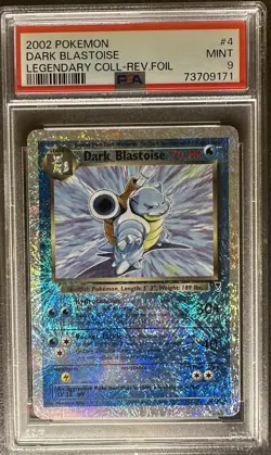 2002 Pokemon Dark Blastoise Legendary Collection PSA 9 - Image 2
