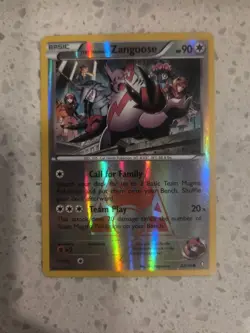 Team Magma's Zangoose Reverse Holo LP Double Crisis 22/34 Pokemon Tcg Card - Image 1