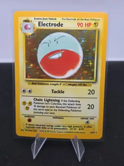 Pokemon TCG Electrode Jungle 2/64 Holo Unlimited Holo Rare Pokemon Card - Image 1