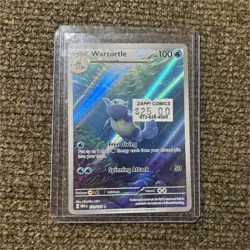 Pokemon TCG Wartortle 171/165 Scarlet & Violet 151 Illustration Rare Holo Card - Image 1