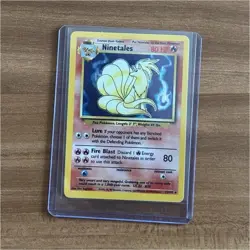Pokemon Ninetales 12/102 Base Set Holo Rare WOTC 1999 English MP - Image 1