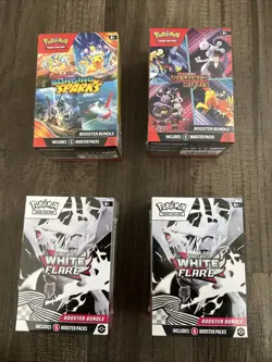 4 Pokemon TCG Booster Bundle Lot Assorted - Image 1