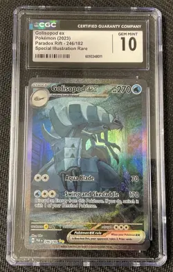 GOLISOPOD EX Special Illustration Rare 246 CGC 10 GEM 2023 Pokemon Paradox Rift - Image 1