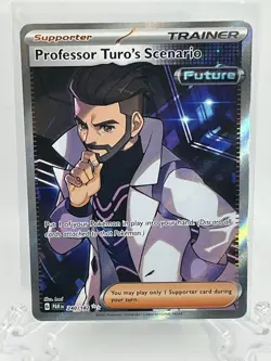 Pokemon TCG Professor Turos Scenario Paradox Rift 240/182 Holo Ultra Rare - Image 1
