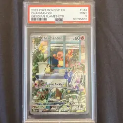 2023 Charmander #44 Black Star Promo Pokemon SV: Obsidian Flames PSA 9 GEM MINT - Image 2