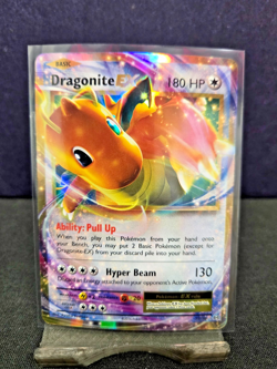 Dragonite EX 72/108 Evolutions Holo Pokemon Card - Image 1