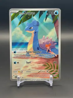 Pokemon TCG Misty's Lapras Destined Rivals 194/182 Illustration Rare - Image 1