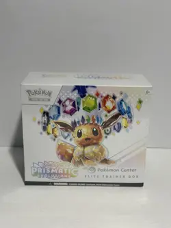 Pokemon Center Prismatic Evolutions ETB Trainer Box -As Is New Sealed - Image 1