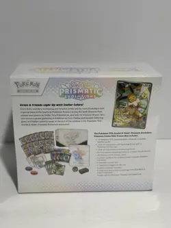 Pokemon Center Prismatic Evolutions ETB Trainer Box -As Is New Sealed - Image 4
