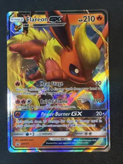 Flareon GX SM171 Sm Holo Sun & Moon Black Star Promo Pokemon - Image 1