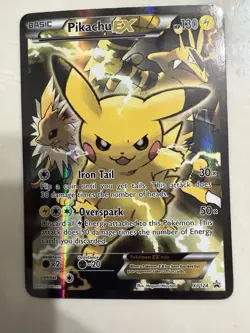 Pokemon TCG Pikachu EX XY124 XY black star promo 2016 - Image 2