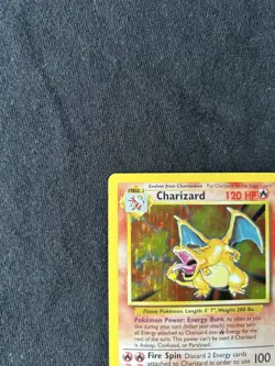 Pokemon CHARIZARD TCG Base Set 4/102 Holo Rare LP CONDITION!! - Image 2