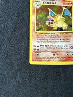 Pokemon CHARIZARD TCG Base Set 4/102 Holo Rare LP CONDITION!! - Image 3