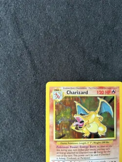 Pokemon CHARIZARD TCG Base Set 4/102 Holo Rare MP - Image 2