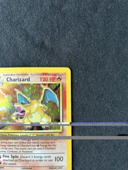 Pokemon CHARIZARD TCG Base Set 4/102 Holo Rare MP - Image 5