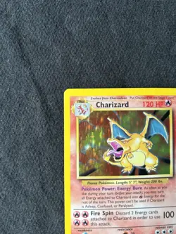 Pokemon CHARIZARD TCG Base Set 4/102 Holo Rare LP CONDITION!! - Image 2