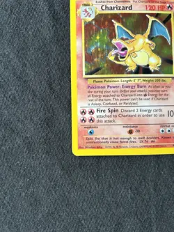 Pokemon CHARIZARD TCG Base Set 4/102 Holo Rare LP CONDITION!! - Image 3