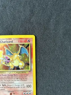 Pokemon CHARIZARD TCG Base Set 4/102 Holo Rare LP CONDITION!! - Image 5