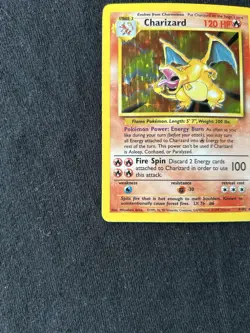Pokemon CHARIZARD TCG Base Set 4/102 Holo Rare LP CONDITION!! - Image 3