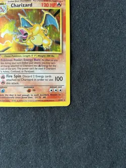 Pokemon CHARIZARD TCG Base Set 4/102 Holo Rare LP CONDITION!! - Image 4
