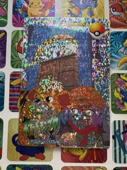 Pokemon Charizard Vintage Pocket Monsters Vending HOLO Prism Sticker 99 Nintendo - Image 2