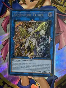 *** ACCESSCODE TALKER *** 1ST EDITION SECRET RARE RA02-EN044 MINT/NM YUGIOH! - Image 1
