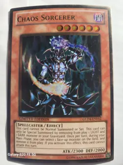 Chaos Sorcerer GLD4-EN012 Gold Series 4: Pyramids Edition Limited Edition - Image 1