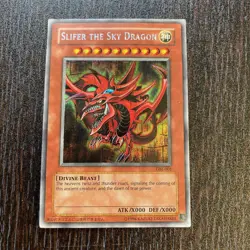 Yugioh Slifer The Sky Dragon GBI-001 Secret Rare - Image 1