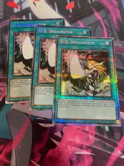 YUGIOH - D.D. DESIGNATOR X3 - MP25 - STARLIGHT RARE - NM - Image 1