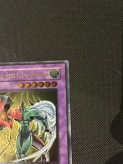 YUGIOH! Elemental Hero Flame Wingman TLM-EN035 Ultimate Rare 1st Edition NM - Image 4