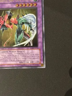 YUGIOH! Elemental Hero Flame Wingman TLM-EN035 Ultimate Rare 1st Edition NM - Image 5