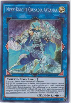 Yugioh! Mekk-Knight Crusadia Avramax - DANE-EN047 - Secret Rare - Unlimited Edit - Image 1