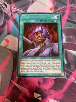 YUGIOH - BERSERKER SOUL - SECRET RARE - NM - 1ST ED - DRLG - Image 1