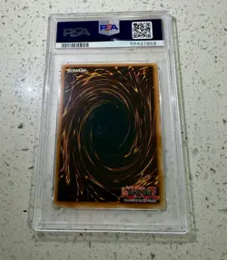 2002 Yu-Gi-Oh MRL 103 SERPENT NIGHT DRAGON PSA 9- HEAVY FOIL BLEED - Image 3
