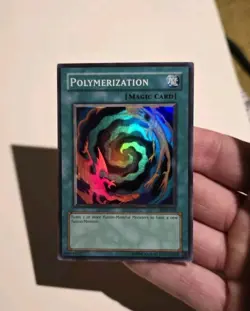 Yugioh Polymerization LOB-059 Super Rare MP - Image 3