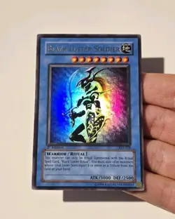 Yugioh Black Luster Soldier SYE-024 1st Edition Ultra Rare LP - Image 3