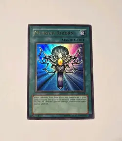 Yugioh Monster Reborn LOB-118 Ultra Rare Vintage LP - Image 1