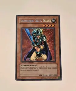Yugioh Obnoxious Celtic Guard CT1-EN006 Secret Rare Limited Edition LP - Image 1