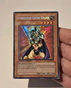 Yugioh Obnoxious Celtic Guard CT1-EN006 Secret Rare Limited Edition LP - Image 3