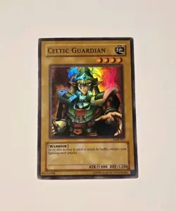 Yugioh Celtic Guardian LOB-007 Super Rare MP - Image 1