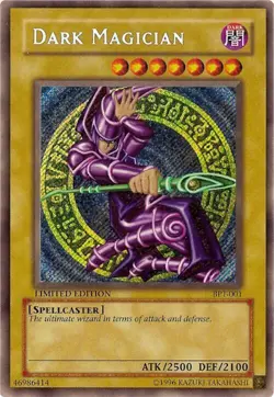 Yu-Gi-Oh 2002 Collectors Battle Pack Tin Dark Magician BPT-001 LIGHTLY PLAYED LP - Image 1