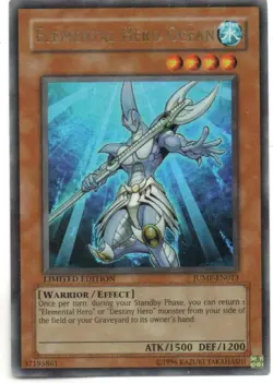 YuGiOh: Shonen Jump Magazine Promos: Elemental Hero Ocean: LP Condition - Image 1