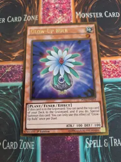 Yu-GI-Oh! Glow-Up Bulb PGL2-EN033 Gold Rare 1st Edition Near Mint - Image 1