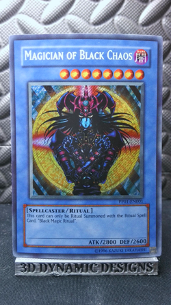 | Yugioh Magician of Black Chaos PP01-EN001 Secret Rare Premium Pack 1 NM/LP | - Image 1