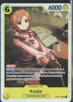 One Piece TCG Koala OP09-103 SR Holo - Image 1