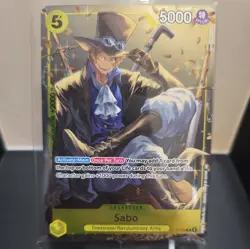 Sabo (Tin Pack Set Vol. 2) P-073 One Piece Promotion Cards Foil (*Sealed*) NM - Image 2